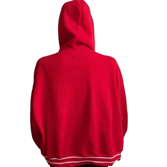 Fashion Nova Women Red Sweatshirt Pullover Hoodie Long Sleeves Size 1X - Picture 3 of 8